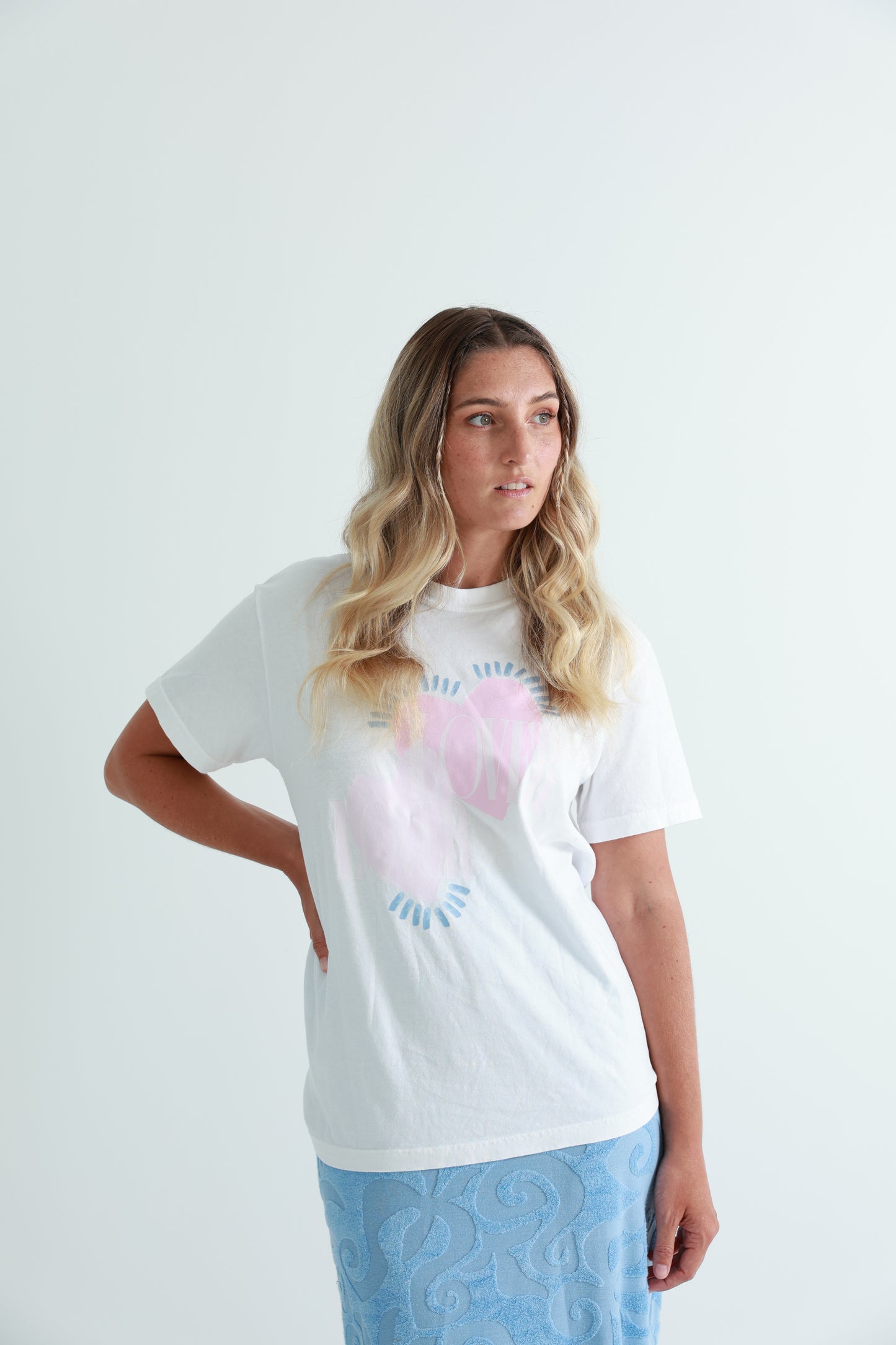 LOVER LOVER TEE - CLOUD