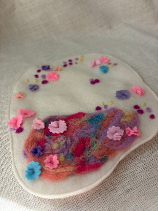 MOON MEADOW FAIRY FELT PLAY MAT
