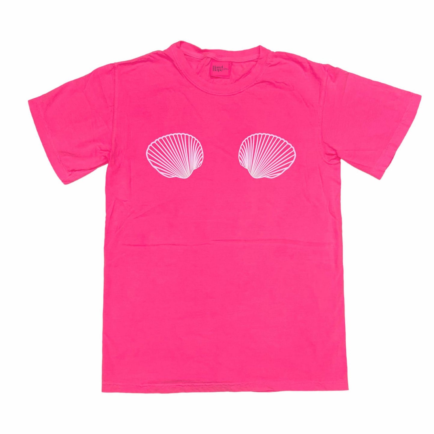 MERMAID TEE - NEON PINK